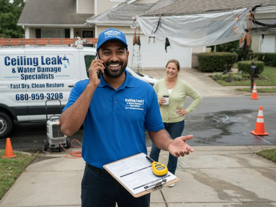 Ceiling Leak Cleanup Stafford, VA FAQs